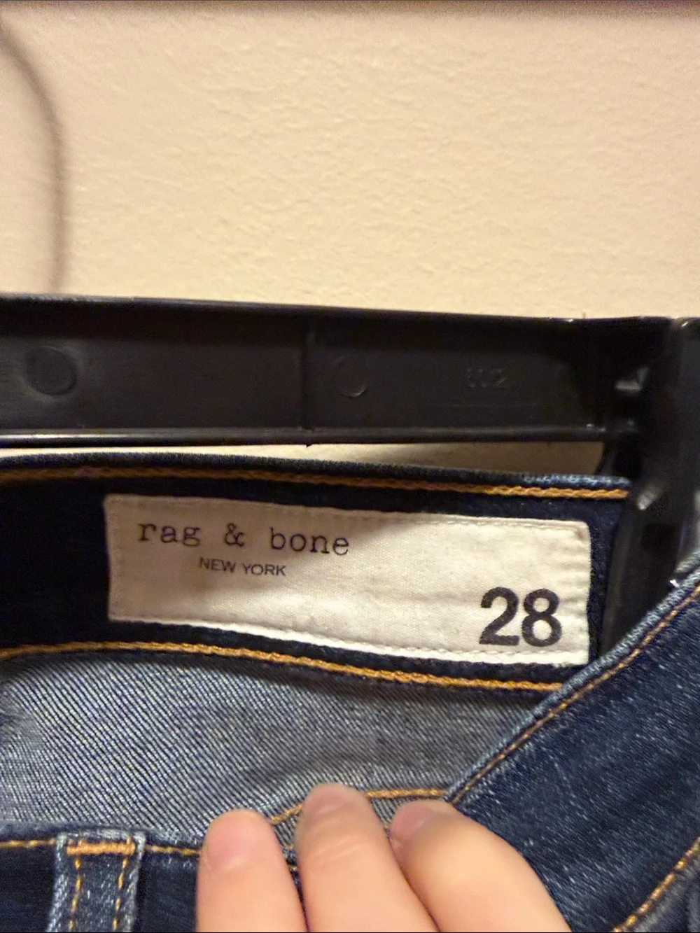 Rag & Bone Dark Wash Women’s High Rise Skinny  Jeans - Blue
